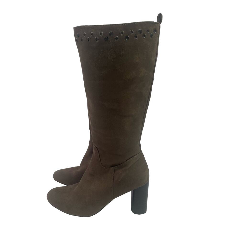 Kim Rogers Jenna2 Brown Heeled Tall Boots Size‎ 7M - Picture 3 of 13